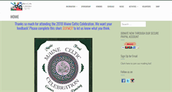 Desktop Screenshot of mainecelticcelebration.com